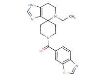 1'-(1,3-benzothiazol-6-ylcarbonyl)-5-ethyl-1,5,6,7-tetrahydrospiro[imidazo[4,5-c]pyridine-4,4'-piperidine]