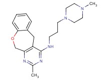 2-methyl-N-[3-(4-methylpiperazin-1-yl)propyl]-5,11-dihydro[1]benzoxepino[3,4-d]pyrimidin-4-amine