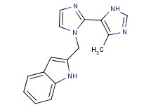 1-(1H-indol-2-ylmethyl)-5'-methyl-1H,3'H-2,4'-biimidazole