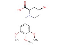 (2R*,4S*)-4-hydroxy-1-(3,4,5-trimethoxybenzyl)piperidine-2-carboxylic acid