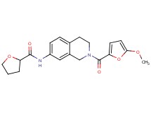 N-[2-(5-methoxy-2-furoyl)-1,2,3,4-tetrahydro-7-isoquinolinyl]tetrahydro-2-furancarboxamide