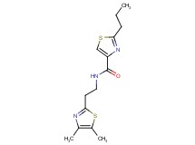 N-[2-(4,5-dimethyl-1,3-thiazol-2-yl)ethyl]-2-propyl-1,3-thiazole-4-carboxamide