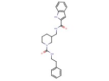 N-[(1-{[(2-phenylethyl)amino]carbonyl}-3-piperidinyl)methyl]-1H-indole-2-carboxamide