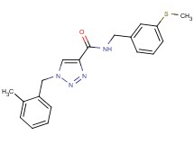 1-(2-methylbenzyl)-N-[3-(methylthio)benzyl]-1H-1,2,3-triazole-4-carboxamide