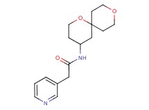 N-1,9-dioxaspiro[5.5]undec-4-yl-2-pyridin-3-ylacetamide