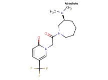 1-{2-[(3S)-3-(dimethylamino)azepan-1-yl]-2-oxoethyl}-5-(trifluoromethyl)pyridin-2(1H)-one