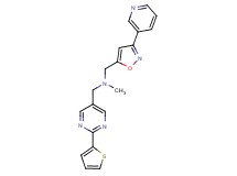 N-methyl-1-[3-(3-pyridinyl)-5-isoxazolyl]-N-{[2-(2-thienyl)-5-pyrimidinyl]methyl}methanamine