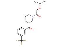 [1-(isopropoxyacetyl)piperidin-3-yl][3-(trifluoromethyl)phenyl]methanone