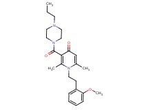 1-[2-(2-methoxyphenyl)ethyl]-2,6-dimethyl-3-[(4-propyl-1-piperazinyl)carbonyl]-4(1H)-pyridinone