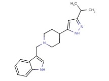 3-{[4-(3-isopropyl-1H-pyrazol-5-yl)piperidin-1-yl]methyl}-1H-indole