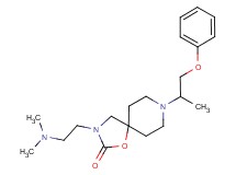 3-[2-(dimethylamino)ethyl]-8-(1-methyl-2-phenoxyethyl)-1-oxa-3,8-diazaspiro[4.5]decan-2-one