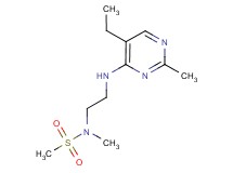 N-{2-[(5-ethyl-2-methylpyrimidin-4-yl)amino]ethyl}-N-methylmethanesulfonamide