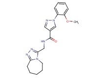 1-(2-methoxyphenyl)-N-(6,7,8,9-tetrahydro-5H-[1,2,4]triazolo[4,3-a]azepin-3-ylmethyl)-1H-pyrazole-4-carboxamide