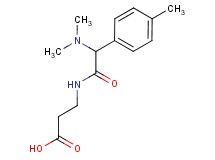 N-[(dimethylamino)(4-methylphenyl)acetyl]-beta-alanine