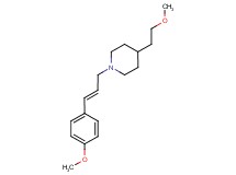 4-(2-methoxyethyl)-1-[(2E)-3-(4-methoxyphenyl)prop-2-en-1-yl]piperidine