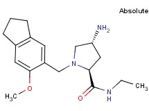 (2S,4R)-4-amino-N-ethyl-1-[(6-methoxy-2,3-dihydro-1H-inden-5-yl)methyl]pyrrolidine-2-carboxamide