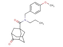 N-(4-methoxybenzyl)-4-oxo-N-propyladamantane-1-carboxamide