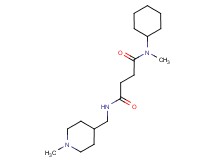 N-cyclohexyl-N-methyl-N'-[(1-methylpiperidin-4-yl)methyl]succinamide