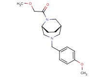 (1S*,5R*)-6-(methoxyacetyl)-3-(4-methoxybenzyl)-3,6-diazabicyclo[3.2.2]nonane