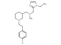 ({1-[2-(4-chlorophenyl)ethyl]-3-piperidinyl}methyl)[(1-ethyl-1H-imidazol-2-yl)methyl]methylamine