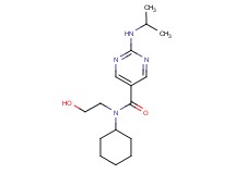 N-cyclohexyl-N-(2-hydroxyethyl)-2-(isopropylamino)pyrimidine-5-carboxamide