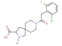 8-[(2-chloro-6-fluorophenyl)acetyl]-2,8-diazaspiro[4.5]decane-3-carboxylic acid