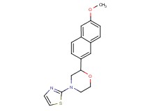 2-(6-methoxy-2-naphthyl)-4-(1,3-thiazol-2-yl)morpholine