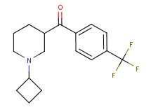 (1-cyclobutyl-3-piperidinyl)[4-(trifluoromethyl)phenyl]methanone