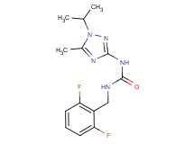 N-(2,6-difluorobenzyl)-N'-(1-isopropyl-5-methyl-1H-1,2,4-triazol-3-yl)urea