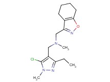 1-(5-chloro-3-ethyl-1-methyl-1H-pyrazol-4-yl)-N-methyl-N-(4,5,6,7-tetrahydro-1,2-benzisoxazol-3-ylmethyl)methanamine