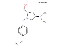 [(2S,4R)-4-(dimethylamino)-1-(4-ethylbenzyl)pyrrolidin-2-yl]methanol