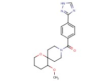 5-methoxy-9-[4-(1H-1,2,4-triazol-3-yl)benzoyl]-1-oxa-9-azaspiro[5.5]undecane