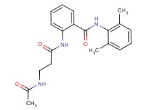 2-{[3-(acetylamino)propanoyl]amino}-N-(2,6-dimethylphenyl)benzamide