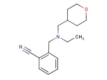 2-{[ethyl(tetrahydro-2H-pyran-4-ylmethyl)amino]methyl}benzonitrile