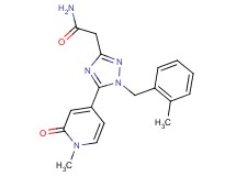 2-[1-(2-methylbenzyl)-5-(1-methyl-2-oxo-1,2-dihydropyridin-4-yl)-1H-1,2,4-triazol-3-yl]acetamide