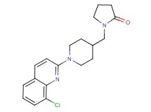 1-{[1-(8-chloro-2-quinolinyl)-4-piperidinyl]methyl}-2-pyrrolidinone