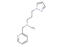 N-methyl-3-(1H-pyrazol-1-yl)-N-(pyridin-2-ylmethyl)propan-1-amine