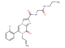 7-allyl-6-(2-chlorophenyl)-8-oxo-N-[2-oxo-2-(propylamino)ethyl]-7,8-dihydroimidazo[1,2-a]pyrazine-2-carboxamide