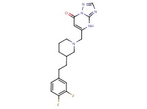 5-({3-[2-(3,4-difluorophenyl)ethyl]-1-piperidinyl}methyl)[1,2,4]triazolo[1,5-a]pyrimidin-7(4H)-one