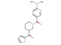 (1-{[6-(dimethylamino)pyridin-3-yl]carbonyl}piperidin-3-yl)(2-thienyl)methanone