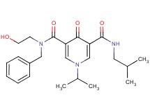 N-benzyl-N-(2-hydroxyethyl)-N'-isobutyl-1-isopropyl-4-oxo-1,4-dihydro-3,5-pyridinedicarboxamide