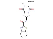 N-[(7S,8aS)-2-methyl-1,4-dioxooctahydropyrrolo[1,2-a]pyrazin-7-yl]-4,5,6,7-tetrahydro-1,3-benzothiazole-2-carboxamide