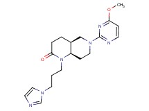 (4aS*,8aR*)-1-[3-(1H-imidazol-1-yl)propyl]-6-(4-methoxypyrimidin-2-yl)octahydro-1,6-naphthyridin-2(1H)-one