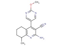 2-amino-4-(2-methoxypyrimidin-5-yl)-8-methyl-5,6,7,8-tetrahydroquinoline-3-carbonitrile