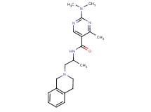 N-[2-(3,4-dihydro-2(1H)-isoquinolinyl)-1-methylethyl]-2-(dimethylamino)-4-methyl-5-pyrimidinecarboxamide