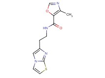 N-(2-imidazo[2,1-b][1,3]thiazol-6-ylethyl)-4-methyl-1,3-oxazole-5-carboxamide