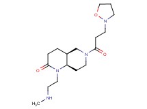 rel-(4aS,8aR)-6-[3-(2-isoxazolidinyl)propanoyl]-1-[2-(methylamino)ethyl]octahydro-1,6-naphthyridin-2(1H)-one hydrochloride