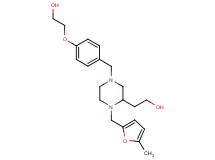 2-{4-[4-(2-hydroxyethoxy)benzyl]-1-[(5-methyl-2-furyl)methyl]-2-piperazinyl}ethanol