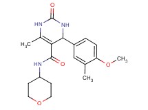 4-(4-methoxy-3-methylphenyl)-6-methyl-2-oxo-N-(tetrahydro-2H-pyran-4-yl)-1,2,3,4-tetrahydropyrimidine-5-carboxamide