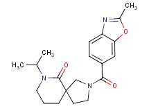 7-isopropyl-2-[(2-methyl-1,3-benzoxazol-6-yl)carbonyl]-2,7-diazaspiro[4.5]decan-6-one